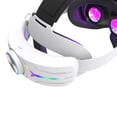 thumbnail image 4 of Compatible avec Meta Quest 3/3S Casque VR - Sangle de Tête RGB Ajustable avec Batterie 12000mAh pour Prolonger le Temps de Jeu, 4 of 5