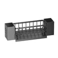 thumbnail image 2 of Étagère de Rangement Multifonctionnelle pour la Cuisine - Organisateur D'Éponges et de Torchons à Poser sur le Plan de Travail - Étagère en Plastique Durable À, Noir, JKODE, 2 of 8