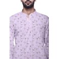 thumbnail image 3 of Atasi Kurta Décontractée Imprimée à Col Chinois Chemise Ethnique Kurta Courte pour Homme Tunique, 3 of 5