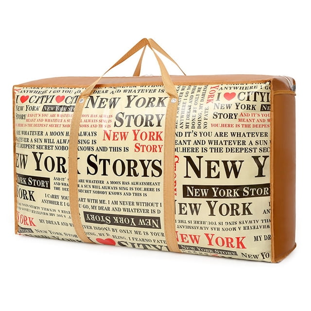 Home Textile Storage Moving Luggage Bag for Non Woven Quilt Storage Thickened Hand Held Packing Tote for Household Organization