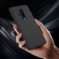 thumbnail image 4 of OnePlus 7 Pro back Case simple black Design Flexible Bumper TPU Soft Rubber Silicone Cover Phone Case for OnePlus 7 Pro, 4 of 7