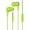 Green, variant on Headphones Microphone Wired Stereo Earbuds Bass Compitable With Earphones For Android Phone Holder