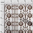 thumbnail image 1 of oneOone Cotton Poplin Fabric Paisley|Stripe & Circle Ikat Print Fabric BTY 56 Inch Wide, 1 of 4