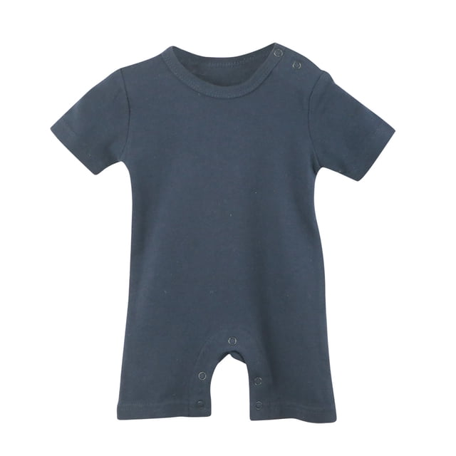 Baby Rompers Short Sleeve with Snap Closure Infant Clothes