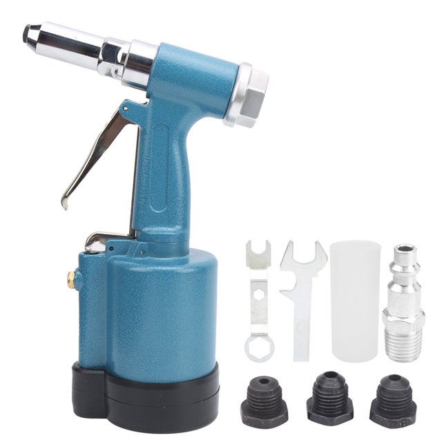 ANGGREK Pneumatic Pop Rivet , Air Riveter 3 Jaw For Industrial Use For Aluminum Rivets