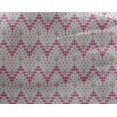 thumbnail image 4 of oneOone Georgette Viscose Fabric Chevron|Triangle & Square Geometric Printed Fabric 1 Yard 42 Inch Wide, 4 of 4