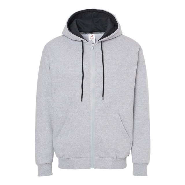 King Fashion KF9047 Sweat-Shirt à Fermeture Éclair Complète