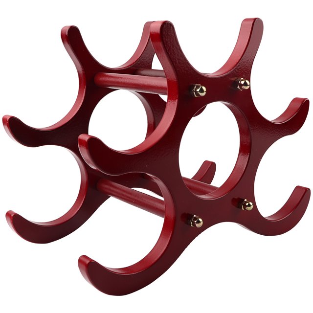 Red Wine Shelf Practical Density Board Material Red Wine Rack Sturdy And Durable For Bottle Wine Restaurant Home Decoration Home