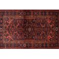 thumbnail image 1 of Ahgly Tapis Rectangulaire Intérieur Traditionnel Rouge Brun Persan, 9 Pieds x 12 Pieds, 1 of 6