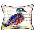thumbnail image 1 of Betsy Drake SN149B Oreiller de Script de Canard de Bois Femelle 11 "x14", 1 of 2