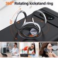 thumbnail image 4 of KOMI for Google Pixel 7 Case, Slim Fit Shockproof Protective Case for Pixel 7, Military-Grade Drop Protection with Ring Kickstand [Magnetic Car Mount Feature] Case for Google Pixel 7-Black, 4 of 5