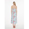 thumbnail image 3 of Robe Maxi à Imprimé Floral Hawaïen pour Femmes S Rose Turquoise Hibiscus Vigne, 3 of 5