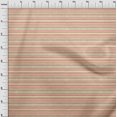 thumbnail image 4 of oneOone Viscose Chiffon Brown Fabric Geometric Overlapping Stripes Craft Projects Decor Fabric Printed By The Yard 42 Inch Wide, 4 of 4