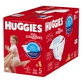 thumbnail image 4 of Huggies Little Snugglers Baby Diapers, Size NB-5, 4 of 9