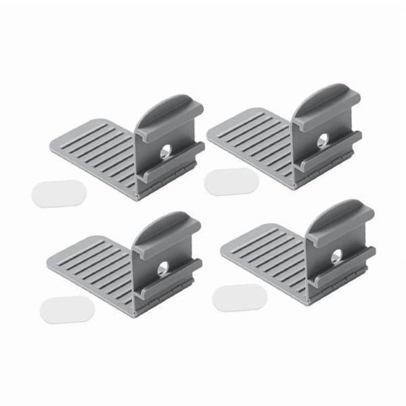 Shangren Pinces de Support de Drap 2x4 Pcs Attaches d'Angle de Drap de Matelas pour la Maison Gris 2 Pcs