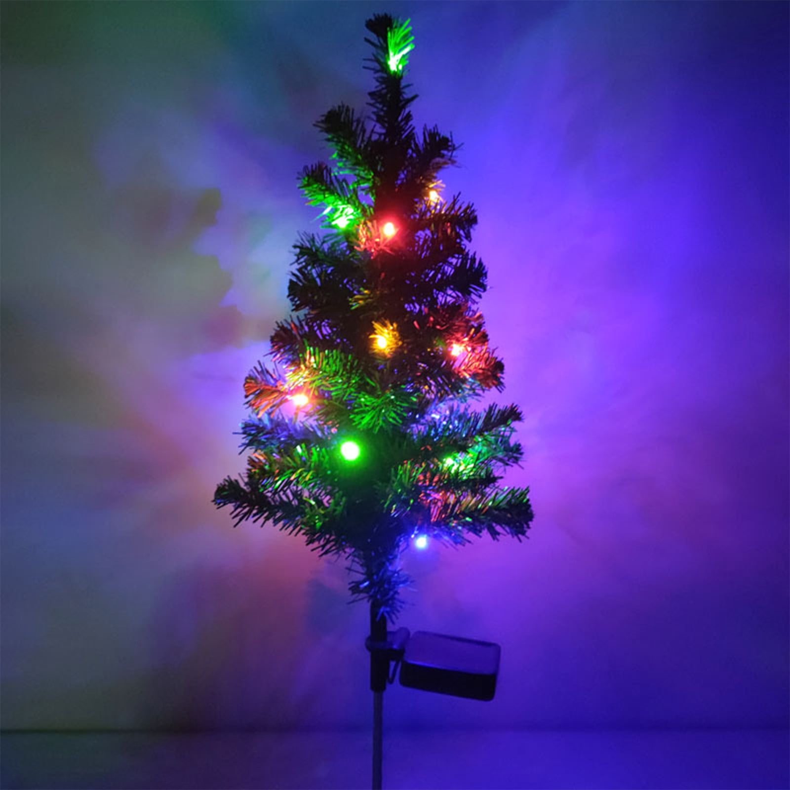 Suncoda Solar Lights, Solar Christmas Tree Lamp, Garden Decoration, Lawns LED Color Lamp, Outdoor Landscapes Lamp for Garden, Patio, Yard, Flowerbed, Parties