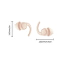 thumbnail image 3 of Bouchons d'Oreilles Antibruit, Protection Auditive Réutilisable, Bouchons d'Oreilles en Silicone Confortables pour le Sommeil, Réduction du Bruit pour la Natation, le Travail, les Études, Technologie de Blocage du Son, 3 of 9