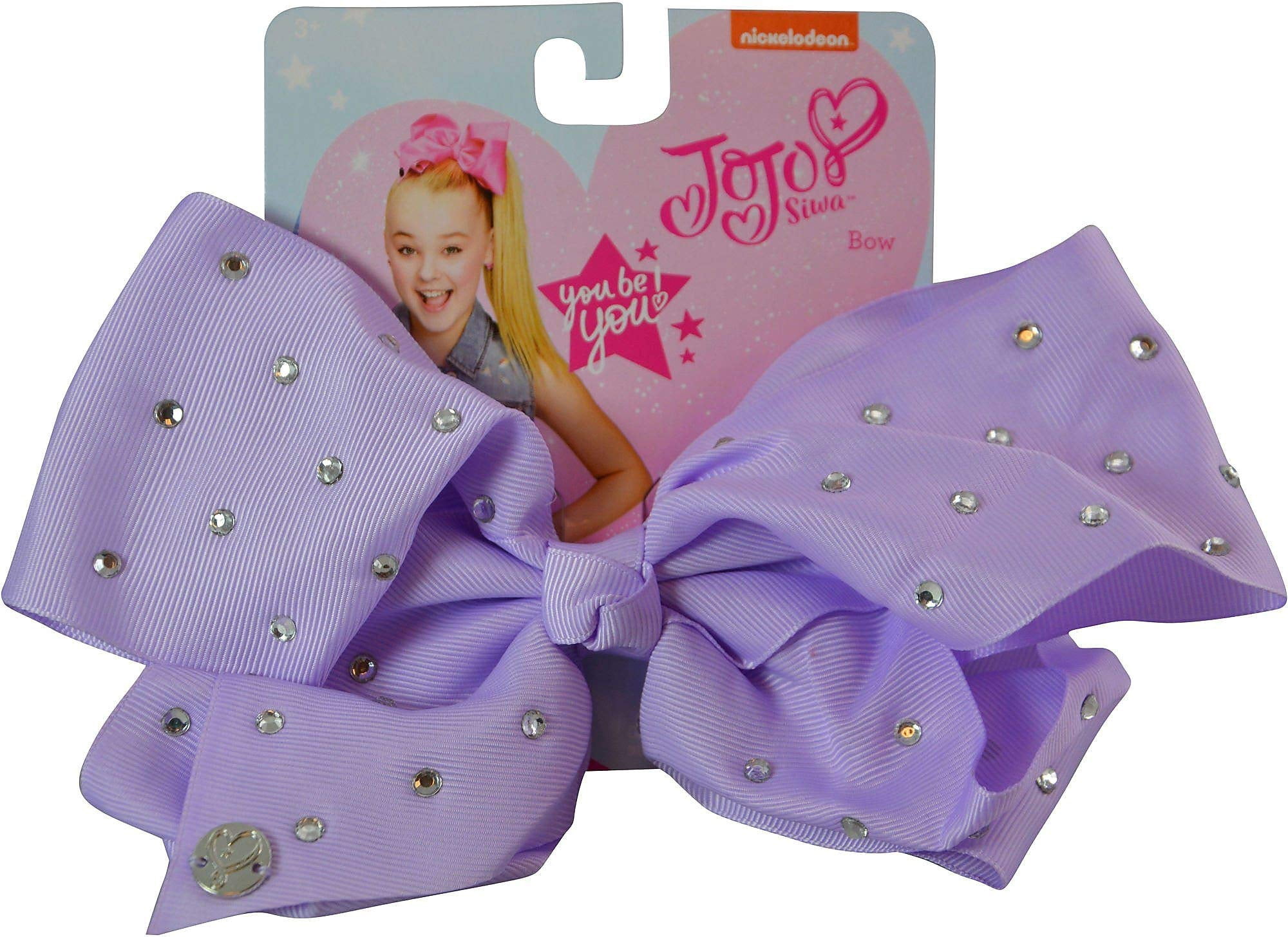 JoJo Filles Siwa Signature Collection Lavande avec Strass Nœud pour Cheveux
