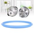 thumbnail image 4 of Silicone Sealing Ring, White Gasket Replacement Part Pressure Cooker Sealing Ring for 5 6 8 Qt Electric Pressure Tools, 4 of 7