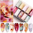 thumbnail image 2 of serony 10 Pieces/Set Manicure Sticker Stylish Colorful DIY Trimmable Adhesive Nail Art Pedicure Fingernail Decal Accessories, 2 of 8