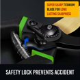 thumbnail image 4 of Pruning Shears, Hand Pruner Clean Cuts Safe Ergonomic Professional  for Heavy Duty Pruning with Sheath, 4 of 7