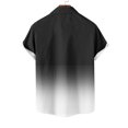 thumbnail image 3 of fatyb Button down Shirts for Men Short Sleeve Lightweight Beach Shirts Summer Gradient Collar Blouses, 3 of 4