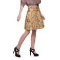 thumbnail image 3 of Moomaya Jupe Courte Plissée en Coton Imprimé Mini pour Femmes Vêtements Décontractés, 3 of 6