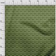 thumbnail image 2 of oneOone Rayon Green Fabric Asian Ikat Craft Projects Decor Fabric Printed By The Yard 56 Inch Wide, 2 of 4