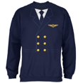 thumbnail image 1 of Halloween Airline Airplane Pilot Navy Adult Sweatshirt, 1 of 1