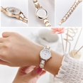 thumbnail image 4 of 3pcs Waterproof Steel Strap Bracelet Quartz Women Watch(Gold), 4 of 8