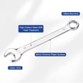 thumbnail image 4 of Combination Wrench 32mm Metric 12-Point Box and Open End 45# Carbon Steel, 4 of 7