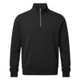 thumbnail image 4 of Migroa Essential Men's Quarter-Zip Sweatshirt -Solid Color Stand-Up Collar Design, Multiple Color Options, Premium Casual Wear Under $20, Black 5Xl, 4 of 4