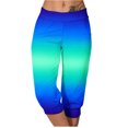 thumbnail image 1 of Yuyuzo Womens Capri Pants High Waisted Drawstring Sweatpants Running Gym Cropped Trousers with Pockets, 1 of 6