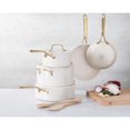 thumbnail image 3 of Martha Stewart Galway 10 Piece Aluminum Cookware Set w/Alum Lid, Linen, 3 of 8