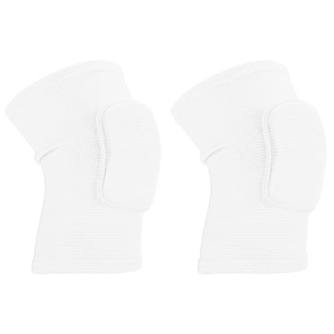 Unique Bargains S Size Protective Knee Pads Volleyball Knee Pads Ski Knee Pads Sponge Knee Pads Brace, White 2 Pcs