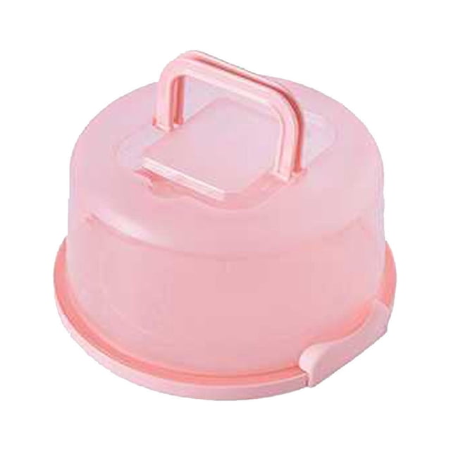 Clear Transparent Cake Storage Box with Lid – Sealed Fresh-Keeping Container for Cupcakes, Snacks & Bento