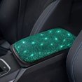 thumbnail image 2 of Bling Car Emerald Steering Wheel Cover Handbrake Shoulder Cover, 2 of 7