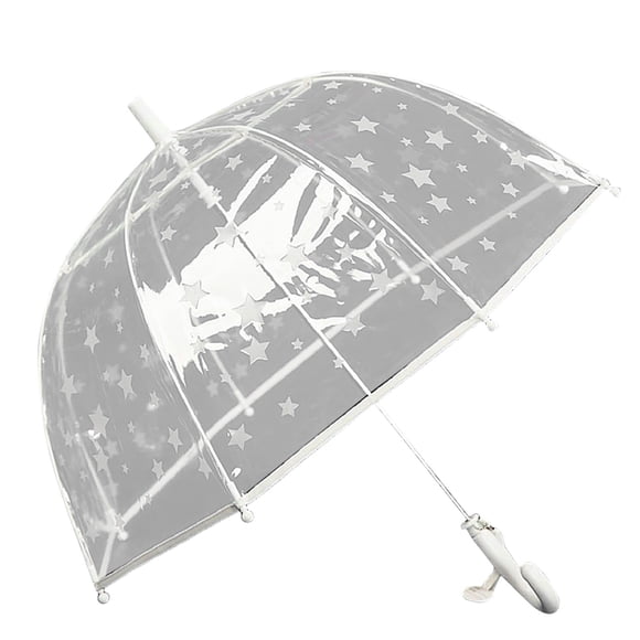 TIELUTT Étoile Réfléchissante avec Design Haute Définition pour une Visibilité et une Durabilité Accrues Parapluies Transparents pour la Pluie Parapluie Pliant Automatique pour Adulte Parapluie Coupe-Vent Parapluie de Poussette Chemise de Parapluie