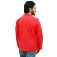 thumbnail image 2 of Atasi Kurta Pêche pour Homme Chemise à Col Roulé Col Ethnique Indien Vêtements-Grand, 2 of 5