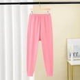 thumbnail image 2 of Pantalon de Jogging Unisexe pour Enfants en Molleton Doux à Enfiler, Pantalon de Survêtement en Éponge Française de Base, Décontracté, pour Détente et Sommeil, pour Garçons et Filles, Roses, 10 Ans, 2 of 3