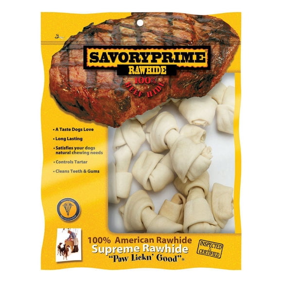 SAVORY PRIME 8422875 VP BONES WHT SML4-5" (Pack of 1)