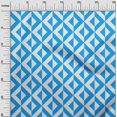 thumbnail image 3 of oneOone Viscose Chiffon Blue Fabric Geometric Craft Projects Decor Fabric Printed By The Yard 42 Inch Wide, 3 of 4