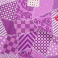 thumbnail image 1 of oneOone Polyester Spandex Purple Fabric Block Craft Projects Decor Fabric Printed By The Yard 56 Inch Wide, 1 of 1