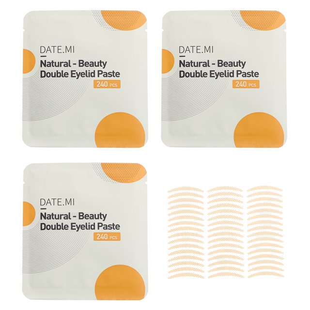MasteelfCA 3 Sets Double Eyelid Sticker Invisible Eyelid Lift Strips Eye Makeup Tool