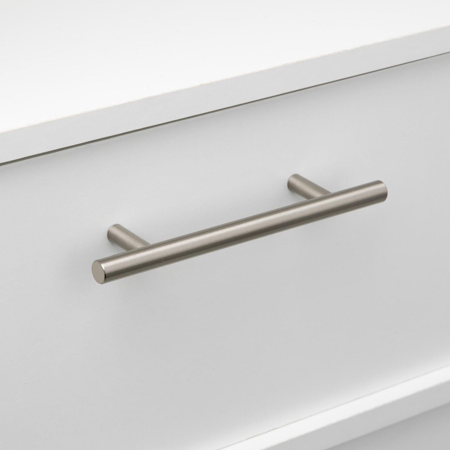 Era Poignées d'Armoire Rondes Paquet de 2 Nickel Satiné