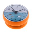 thumbnail image 2 of jifeng Bathroom Silicone Clock w/ Suction Cup Waterproof Moistureproof Orange A-Orange, 2 of 7