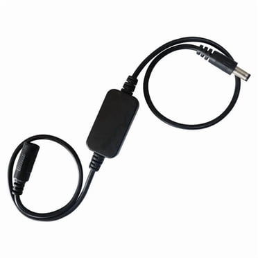 Outil de Réinitialisation de Minuterie de Routeur à Redémarrage Automatique 24 Heures, Minuterie d'Alimentation CC, Modem Fibre pour Routeur, Gestionnaire d'Alimentation CC Noir, 1 x Ligne de Redémarrage de Routeur, Noir