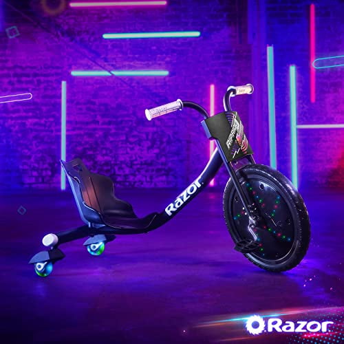 Razor RipRider 360 Lightshow – Trike with Rear Casters and with
