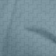thumbnail image 1 of oneOone Silk Tabby Teal Blue Fabric Geometric Sewing Craft Projects Fabric Prints By Yard 42 Inch Wide, 1 of 4