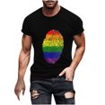 thumbnail image 2 of Qertyioot T-shirt à Manches Courtes Imprimé pour Hommes, Col Rond, Mode Décontractée, Économies d'Été, 2 of 5